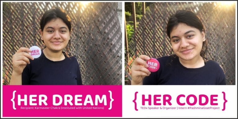 Girls in Kashmir Join “HER DREAM HER CODE” Campaign.