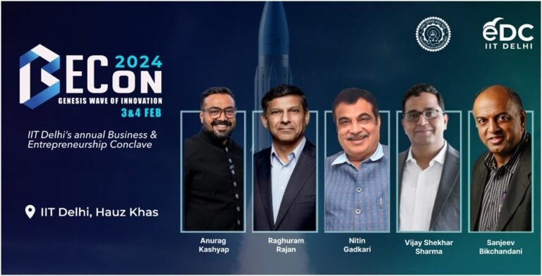 BECon’24: IIT Delhi All Set For Annual E-Summit, To Host Nitin Gadkari, Raghuram Rajan, Anurag Kashyap Among Others