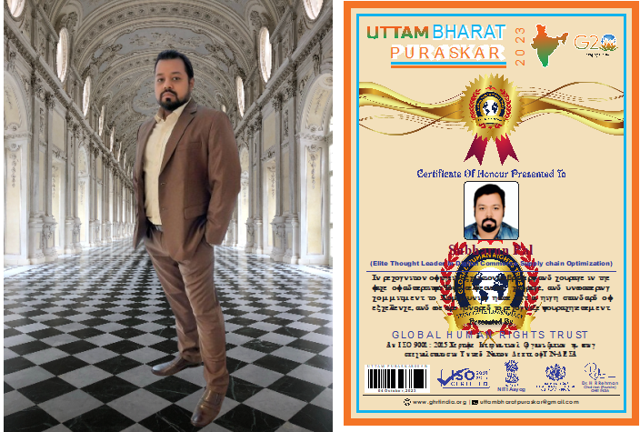 Subharun Pal: A Luminary Awarded the Uttam Bharat Puraskar 2023 for Digital Commerce and Supply Chain Optimization
