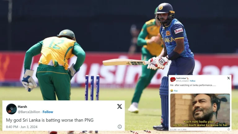 Sri Lanka’s Disastrous Batting Collapse Sparks Fan Outrage in SA vs SL T20 World Cup Opener