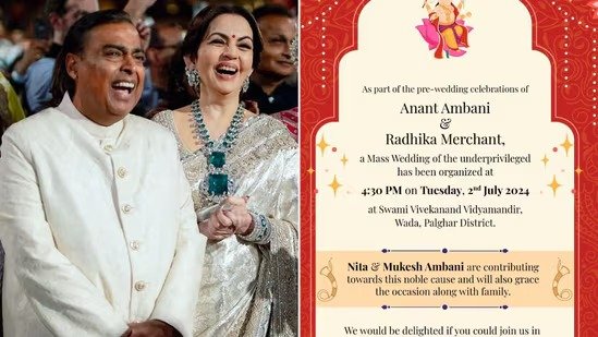 Mukesh Ambani and Nita Ambani’s Magnanimous Mass Wedding Celebration