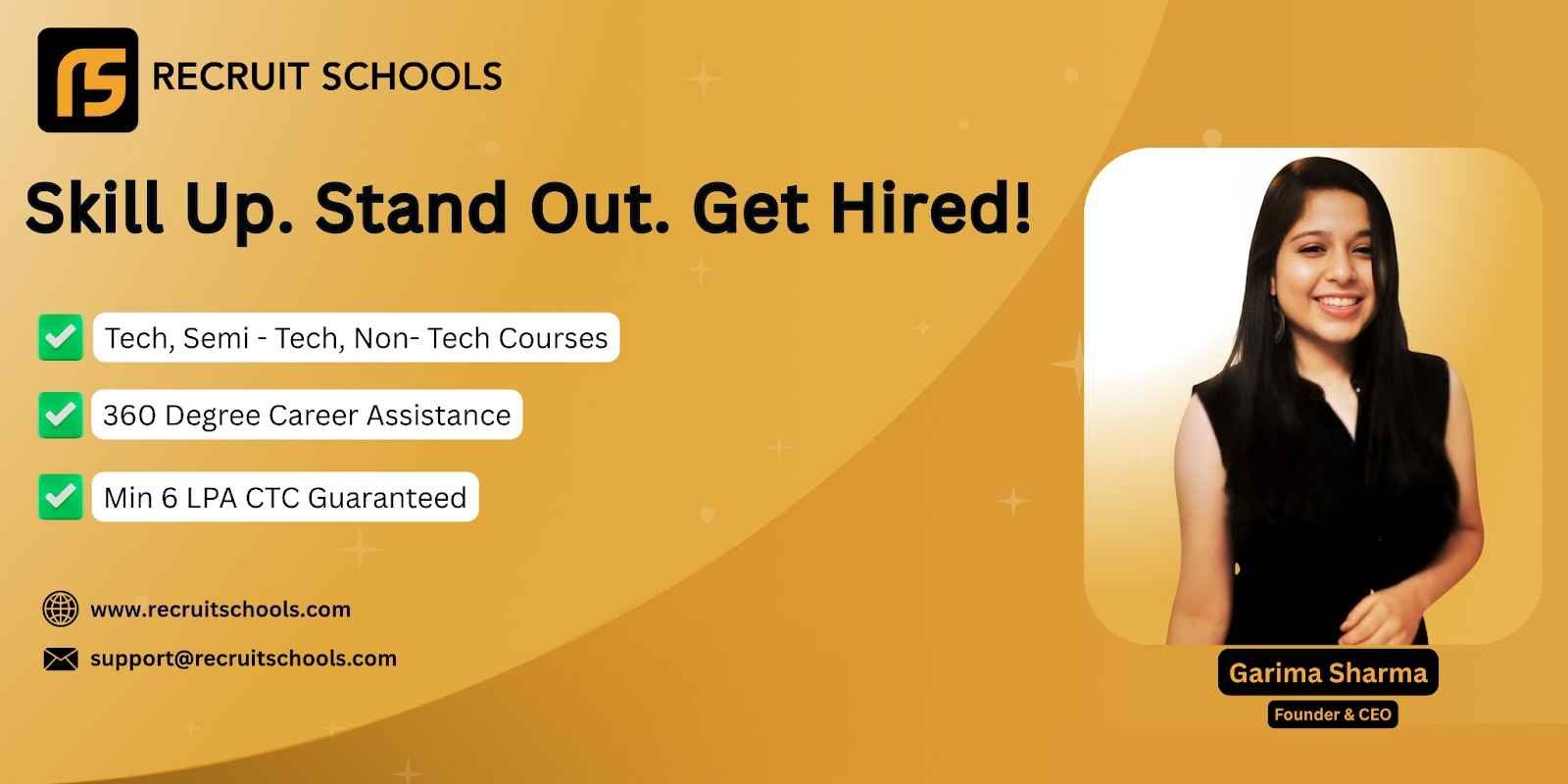Recruit Schools: India’s Online Education Institute Growing Fastest, Revolutionising Education with Pay-After-Placement Guarantee